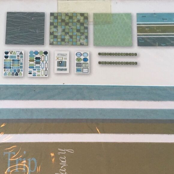 TRAVEL THEMED Dimensional Sticker Scrapbook Kit! - Picture 8 of 8